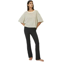 T-Shirt, Oversize Fit, überschnittene Schultern, Gr. L, 133linen whi, , 79504341-L