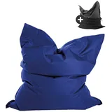 mokebo Sitzsack, Blau, 130x170x20 cm, Oeko-Tex®, Gartenmöbel, Gartenstühle, Outdoor-Sitzsäcke