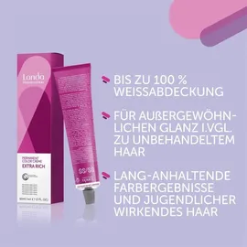 Londa Professional Permanent Color Creme 8/44 hellblond kupfer-intensiv 60 ml
