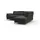 sit&more Ecksofa SIT & MORE "Cabrio L-Form, B: 274 cm, mit Sitztiefen-, Arm- & Kopfteilverstellung", grau (fango), B:274cm H:87cm T:230cm, 100% Polyester, Sofas, Ecksofa, 3 Nierenkissen, Federkern, optional Bettfunktion und Stauraum