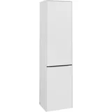 Villeroy & Boch Subway 3.0 Hochschrank C59201VF 40x171x36,2cm, Schanier links/Griff Volcano black, Pure White,
