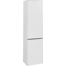 Villeroy & Boch Subway 3.0 Hochschrank C59201VF 40x171x36,2cm, Schanier links/Griff Volcano black, Pure White,