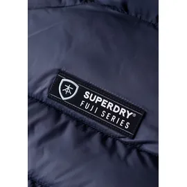 Superdry Fuji Quilt Padded Weste Eclipse Navy S