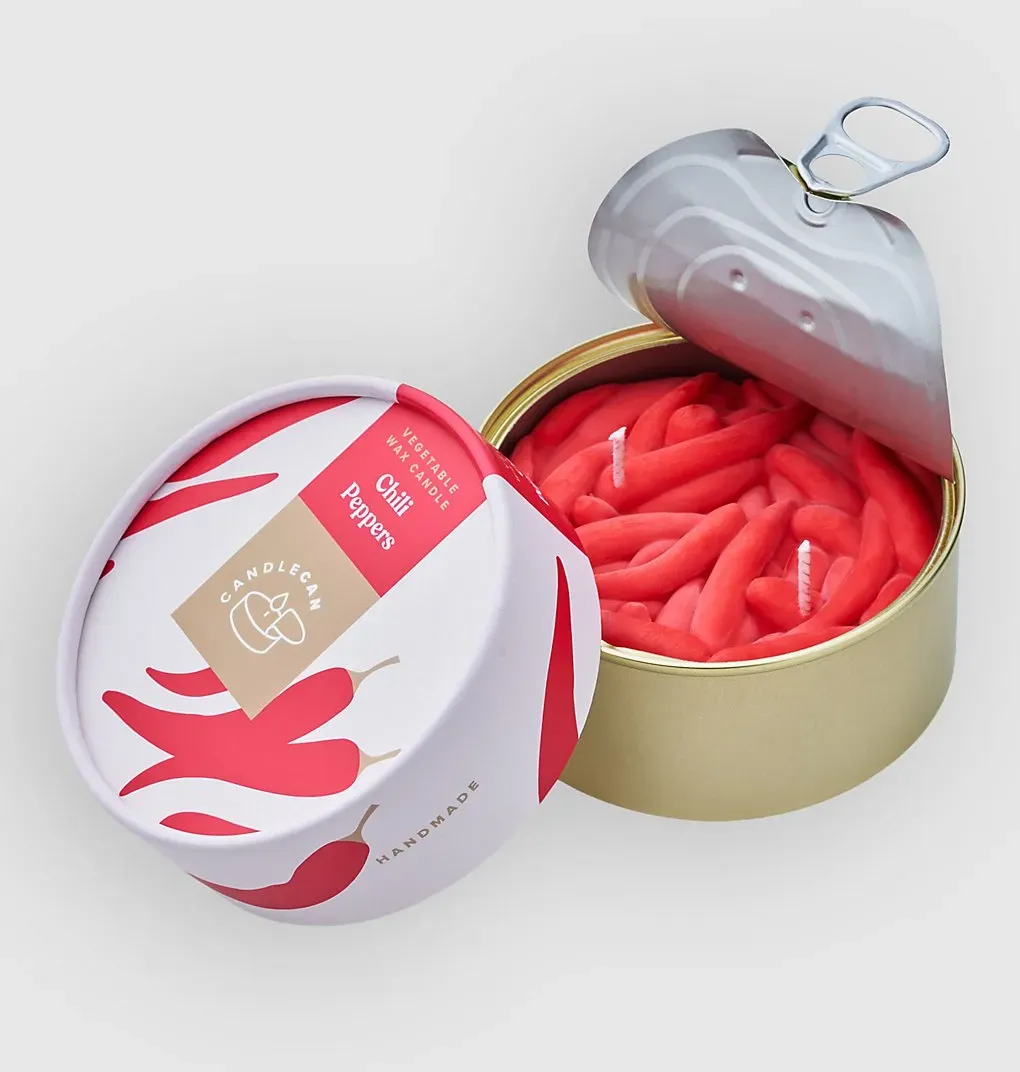 CandleHand Chili Peppers Can Candle can / chilli Gr. Uni