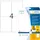 Herma Folienetiketten 8019 Transparent 99,1 x 139 mm 25 Blatt