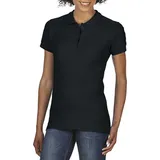 Gildan Damen Softstyle® Double Piqué Polo 64800L black L