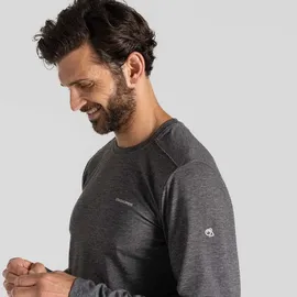 Craghoppers Langarmshirt Sweatshirt Black Pepper Marl M