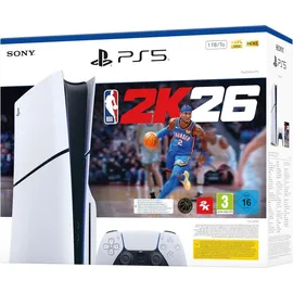 Sony PlayStation 5 Slim Disc Edition + NBA 2K26 Bundle