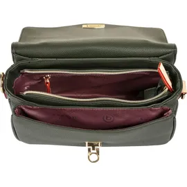 Bugatti Ella Classic Bag für Damen, Umhängetasche aus Kunstleder, Henkeltasche, olive