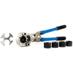 PIPETEC Hand Presszange + Prüflehre für Pressfittings, TH Kontur