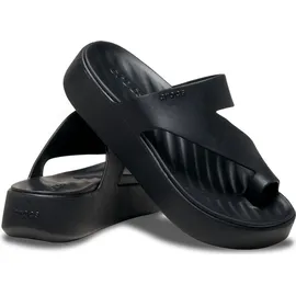 Crocs Getaway Platform Toe Loop Badesandalen Black 36-37
