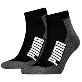 Puma Sneaker Socken Quarter Jump 2-Pack Schwarz/Weiß 39-42