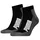 Puma Sneaker Socken Quarter Jump 2-Pack Schwarz/Weiß 39-42