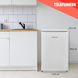 Telefunken C-135-100-W Kühlschrank (135 l, 838 mm hoch, Weiß)
