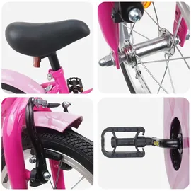 vidaXL Kinderfahrrad 12 Zoll rosa