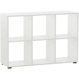 MÖBELPARTNER Winkelschreibtisch Serie 500 Weiß