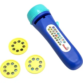 Simba Light Projector Tiere, projiziert farbige Bilder, 3 Scheiben mit je 8 Motiven, 12cm, ab 3 Jahren