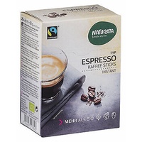 NATURATA  Espresso Kaffee-Sticks Bohnenkaffee, instant 25x2g