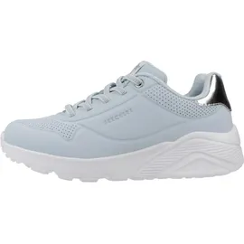 SKECHERS Uno Lite Kinder Blau/Silber 29