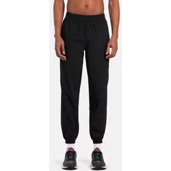 Trainingshose REEBOK, Herren, Gr. L, N-Gr, schwarz, Obermaterial: 100% Polyester, sportlich, Hosen