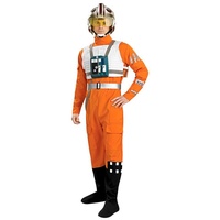 Rubie ́s Kostüm Star Wars X-Wing Pilot, Original lizenziertes Kostüm aus dem “Star Wars”-Universum orange M-L