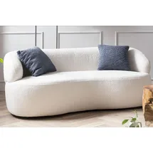 SalesFever Nierensofa 2-Sitzer - Weiß