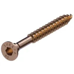 SHERPA Spezialschrauben 8 x 80 mm gelb-verzinkt - 50 Stück