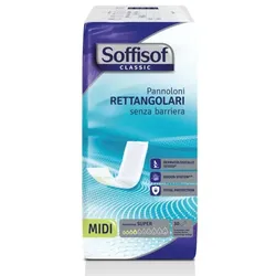 Soffisof Rechteckeinsatz Windeln ohne Barriere 30 St Unisex