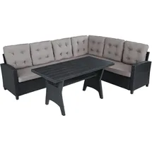 Tectake tectake® Rattan Lounge Catania für 6 Personen, widerstandsfähig