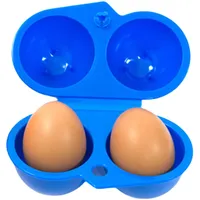 Camping-Eierbehälter, Camping-Eier-Aufbewahrungsbehälter - Eieraufbewahrungsbox, tragbar | Praktischer Küchenbehälter für Camping, Picknick, Reisen, Küche, Kühlschrank im Freien