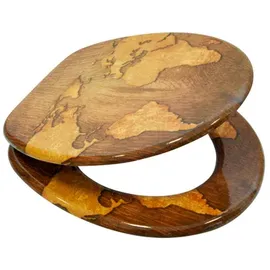 Sanilo WC-Sitz World Map Braun