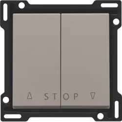 Niko Züblin 123-65918 Abdeckung für Doppel Rollladentaster zur elektronischen Bedienung 12365918