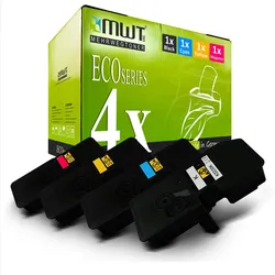 4 Mehrwegtoner kompatible Lasertoner ersetzt Triumph-Adler PK-5014K PK-5014C PK-5014M PK-5014Y 1T02R90UT0 1T02R9CUT0 1T02R9MUT0 1T02R9YUT0 Mehrfarbig