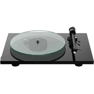 Pro-Ject T2 W, Plattenspieler mit Hi-Res Audio Streaming über WLAN, kompatibel mit Sonos®, HEOS®, Bluesound, WiiM, UPnP (Schwarz)