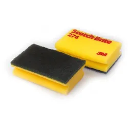 3M Scotch-Brite Reinigungsschwamm 274 gelb / grün 95mmx150mm