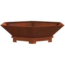 vidaXL Feuerplatz Ø 28 cm Braun
