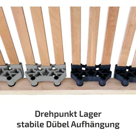 Matratzen Perfekt Lattenrost 42 Leisten Extra Stabil 140 x 200 cm