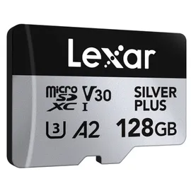Lexar microSDXC Silver Plus UHS-I 128GB V30