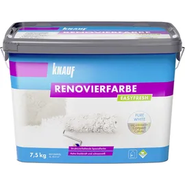 Knauf Easy Fresh Renovierfarbe Schneeweiß 7,5 kg