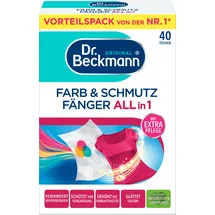 Fleckenentferner Farb- und Schmutzfänger Farbfangtücher 40 Stück