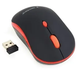 Gembird Kabellose optische Maus, Schwarz/Rot Musw-4B-03-R,,