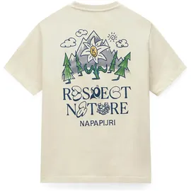 Napapijri Tipi Kurzarm-t-shirt - Putty - 8 Jahre