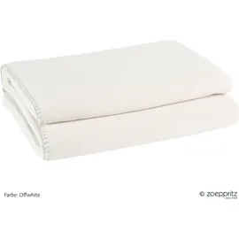 Zoeppritz Soft-Fleece Decke 220 x 240 cm offwhite