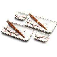 WESTCRAFT JAPAN Katze & Koi SUSHI TELLER SET |
