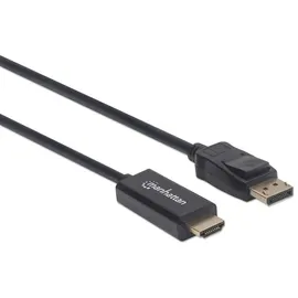 Manhattan DisplayPort / HDMI Adapterkabel 1,00 m Schwarz