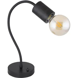 Tischleuchte Hermine in Schwarz max. 60 Watt
