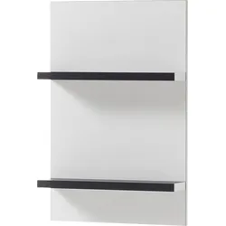 Wandregal INOSIGN "Cantara, Badregal in Hochglanz Weiß, Wandboard im modernen Design", weiß, B:40cm H:62cm T:12cm, Regale, ausreichend Stauraum