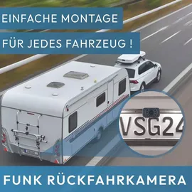 VSG Funk-Rückfahrsystem 7 Zoll Premium PRO HD