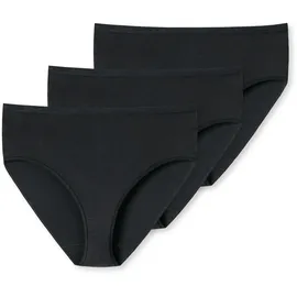 SCHIESSER Midislip 3 St. Schwarz 3XL