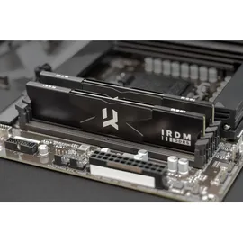 GoodRam IRDM DDR5 IR-6400D564L32S/32GDC Speichermodul 32 GB: 2 x 16 GB 6400 MHz DDR5-RAM, DIMM RAM, schwarz,